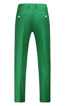 UNINUKOO Mens Dress Pants Slim Fit Solid Color Skinny